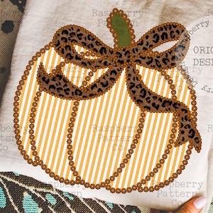 Pumpkin PNG, Seersucker PNG, Seersucker Pumpkin PNG, Fall Png, Coquette Png, Trendy Fall Png, Halloween Png, Bow Fall Png,Coquette Halloween