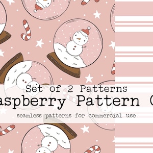 Snowman Gender Neutral Seamless Pattern for Commercial Use, Christmas Snowman seamless repeat pattern, Snowglobe snow seamless pattern