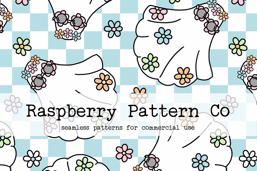 Groovy Retro Floral Ghost Seamless File, Cute Pastel Halloween Checker ...
