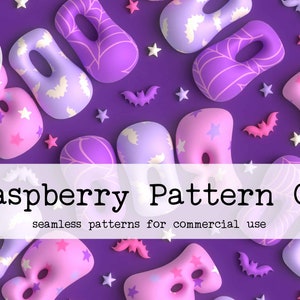 Spooky Cute 3D Boo Halloween Seamless Pattern File, Pastel Halloween seamless, cute ghost bat seamless,Creepy Cute Halloween seamless,