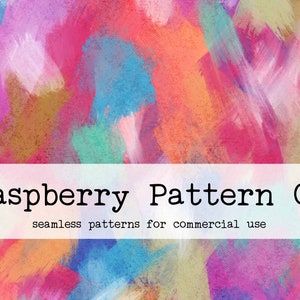 Painted Abstract Rainbow Brushstrokes Boho seamless repeat pattern, Summer Abstract seamless file, Rainbow kaleidoscope seamless