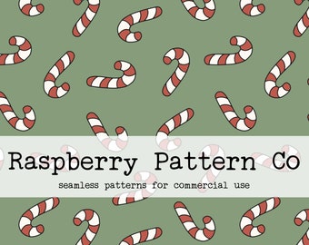 Candy Cane Christmas neutral boho seamless, candy seamless, winter christmas seamless, santa seamless, kids christmas pyjama digital pattern