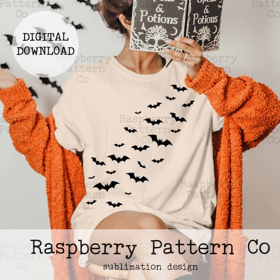Flying Bats PNG, Spooky Season PNG, Bats Dracula Frankenstein Halloween Shirt,Trending Retro Halloween PNG,Vintage Halloween Tshirt design