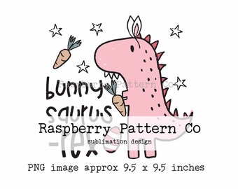 Bunnysaurus Rex Easter Dino PNG, sublimación neutra bohemia de dinosaurio de Pascua para uso comercial, conejito de Pascua PNG, sublimación PNG de feliz Pascua