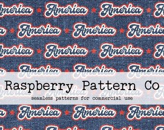 4. Juli Retro Amerika Nahtlose Datei für kommerzielle Nutzung, USA Vintage nahtlose Rapportmuster, Sterne und Streifen Muster