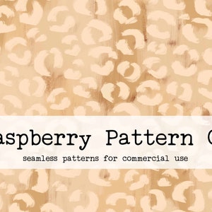 Abstract Desert Leopard Cheetah Painted Neutral Boho Seamless Pattern for Commercial Use, seamless repeat pattern, animal print seamless