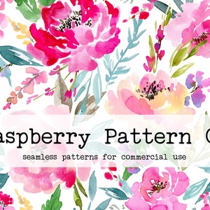 Spring Summer Watercolor Peonies Roses Floral Seamless Repeat Pattern Boho Neutral for Commercial Use, floral seamless, peony seamless