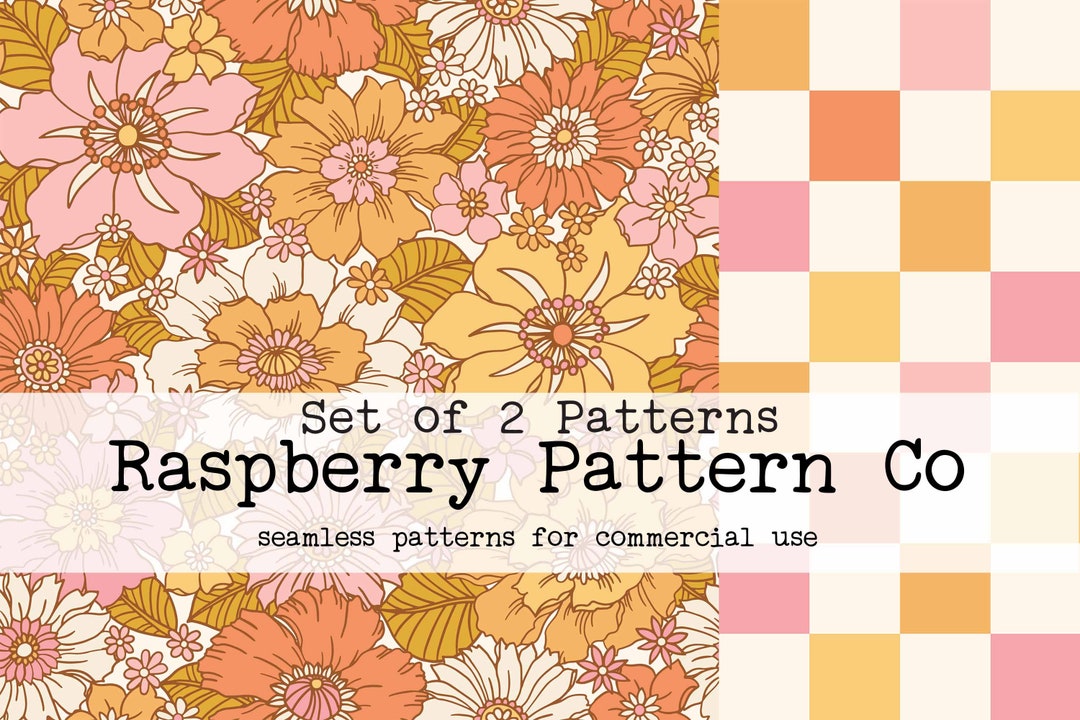 Retro Spring Floral Boho Neutral Seamless Pattern Boho Neutral for ...