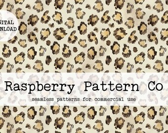 Boho Neutral Leopard Print Seamless pattern, Animal Print, Cheetah Boho Muted Seamless Pattern for Commercial Use, seamless leopard