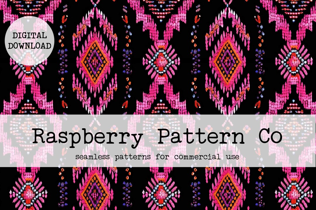 Tribal Seamless File, Aztec Beadwork Seamless, Western Seamless, Beaded ...