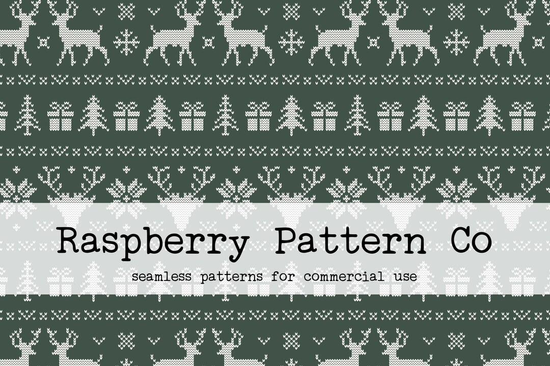 Ugly Christmas Sweater Neutral Boho Seamless Pattern for Commercial Use ...