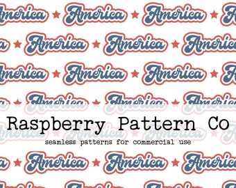 4. Juli Retro Amerika Nahtlose Datei für kommerzielle Nutzung, USA Vintage nahtlose Rapportmuster, Sterne und Streifen Muster