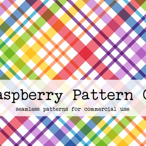 Rainbow Plaid Gingham Seamless Pattern Boho Neutral for Commercial Use, Bright Summer Plaid Seamless Pattern, Seamless Repeat Pattern