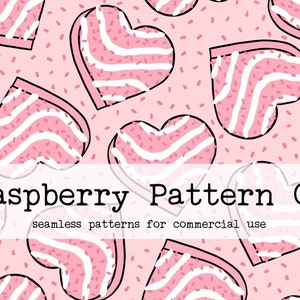 Valentine Heart Cakes Seamless Pattern File, Heart seamless repeat pattern, Heart Cakes seamless,Valentines day seamless,conversation hearts