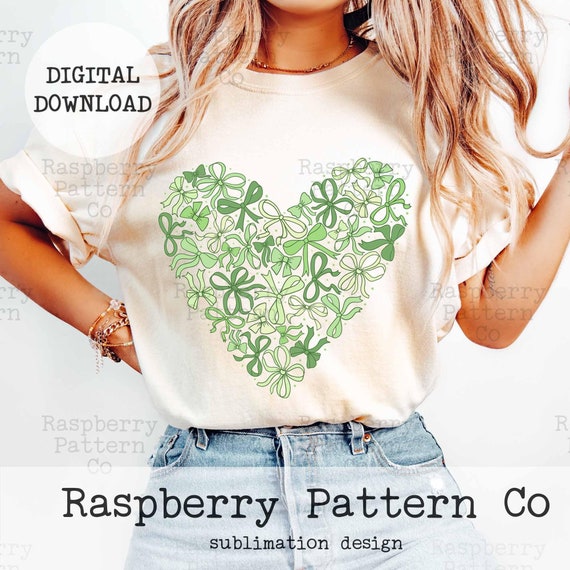 Coquette St Patrick's Day Bow Png, Irish Bow Png, Shamrock Lucky Bow Png, Trendy Coquette Png, St Patrick's Day Shirt Design,Retro Green Bow