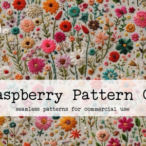 File ricamo senza soluzione di continuità, ricamo di fiori selvatici senza soluzione di continuità, Cottage Core boho senza soluzione di continuità, motivo ricamo floreale senza soluzione di continuità, margherita senza soluzione di continuità