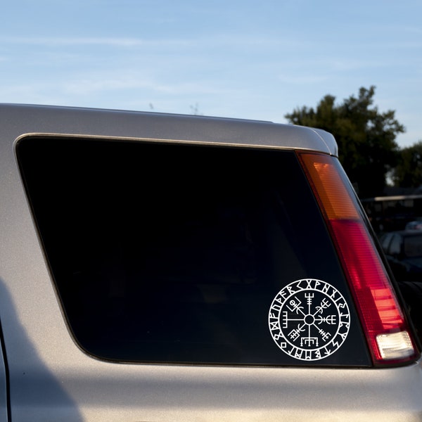 Viking Compass Decal - Car Decal - Wayfinder Viking Compass Vegvisir Sticker - Laptop Sticker - Tumbler Decal - Vegvisir Decal