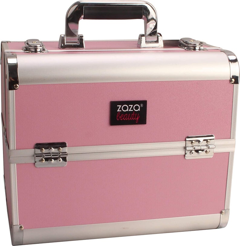 Beauty Makeup Vanity Case Cosmetic Box Nail Pink Aluminium Etsy