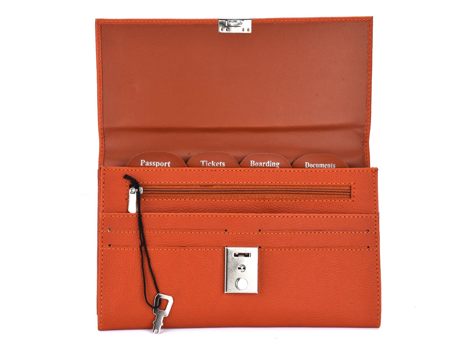 TRAVEL Document WALLET ORGANISER With Lock for Passport Etsy Canada