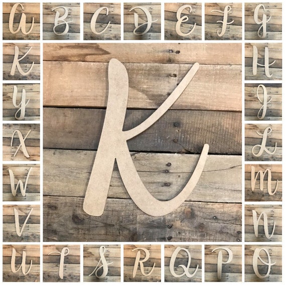 Wooden Letters for Wall Decor 12 inch Large Wooden Letter A for Crafts Unfinished Blank Alphabet Wood Letters DIY Paint Home Party Wedding