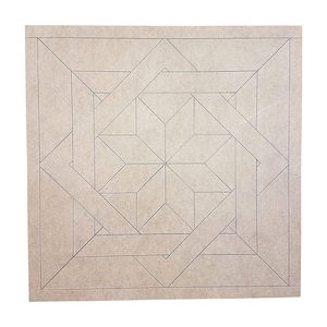 Small 6in - 10in | Barn Quilt Design | Farmhouse Quilt Decor | Bohemian Pattern | Paint A Barn Quilt | Wooden Barn Quilt