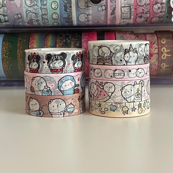 Every Minute A Story Washi Samples 2022 | Mickey & Minnie | Love at First Bite| Warm and Fuzzy| Inktober