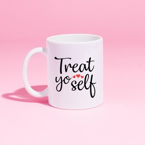 Auto de Yo do deleite Caneca De Café | Presente de autocuidado | Fã de parques e recreação