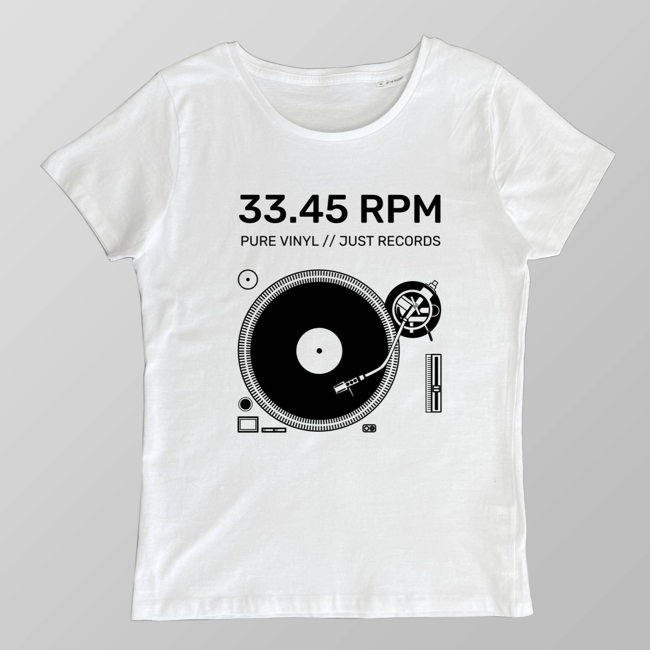 DJ Turntable TShirt mit Plattenspieler für PlattenLiebhaber Etsy