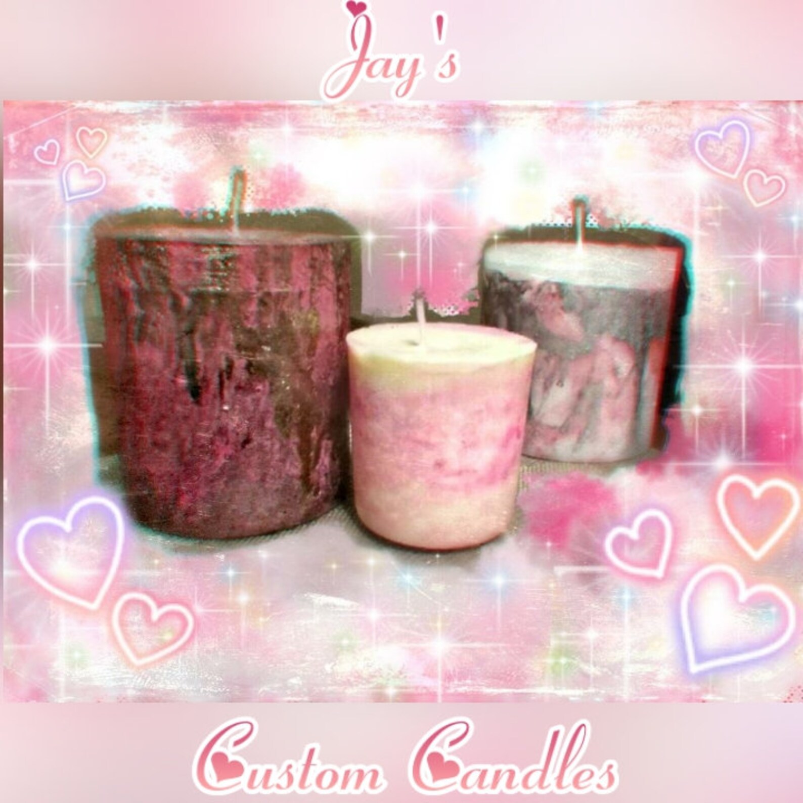 Custom made candles and Decor Etsy