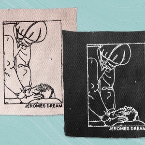 Jeromes Dream Screen printed canvas patch 4&quot; logo Screamo