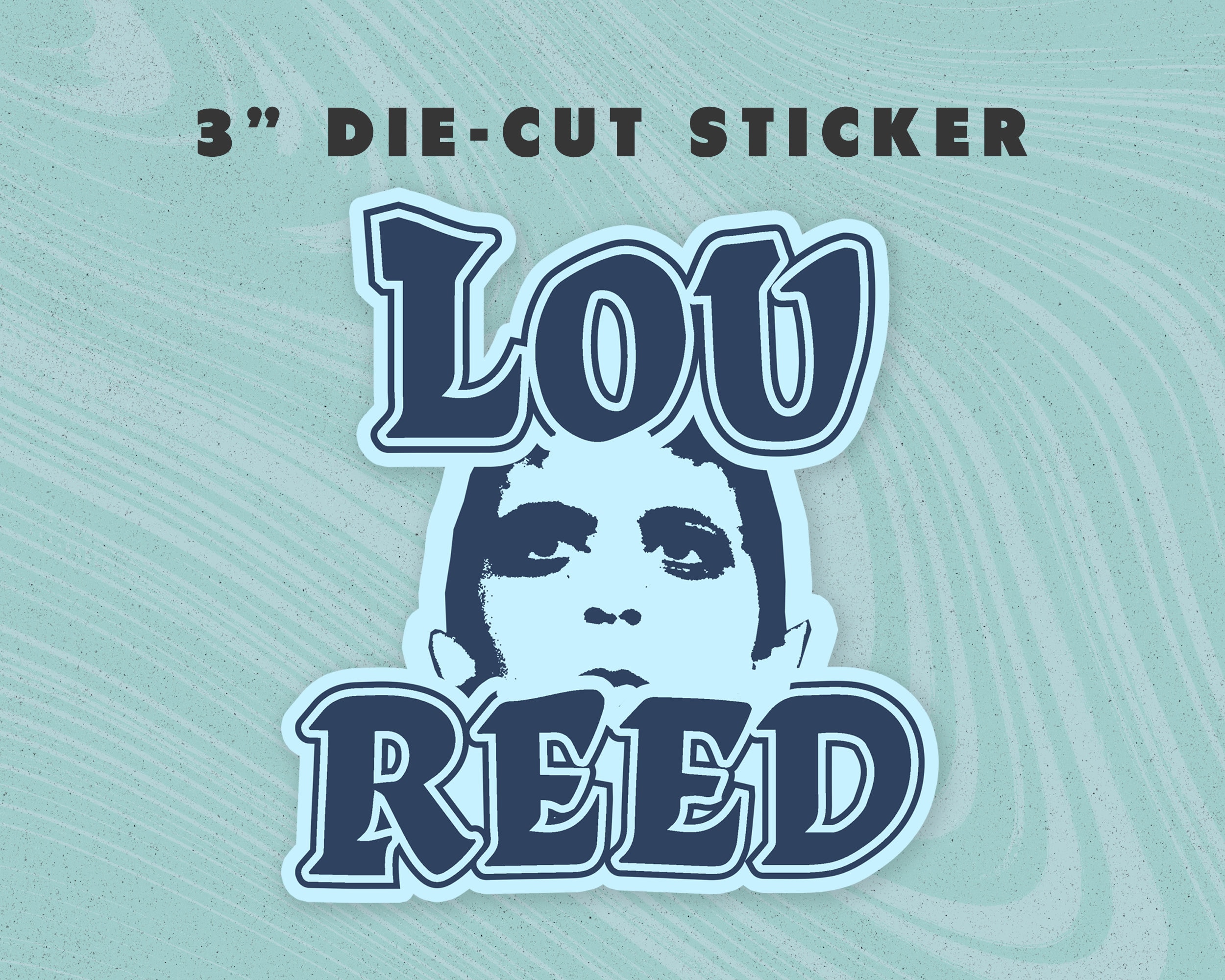 Lou Reed Sticker Lou Reed Punk Pack 3 Stickers and an Acrylic Pin Velvet - Etsy