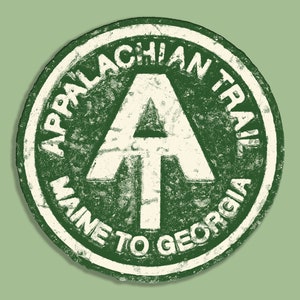 Appalachian Trail Trailmarker Sticker 3&quot; Die-cut Maine to Georgia Hiking, camping, outdoors, woods