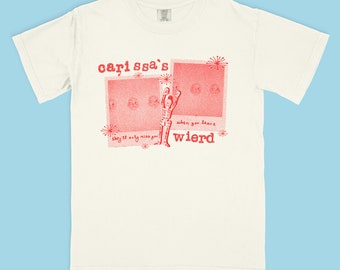 Carissa's Weird T-shirt screenprinted 100% cotton | codeine low