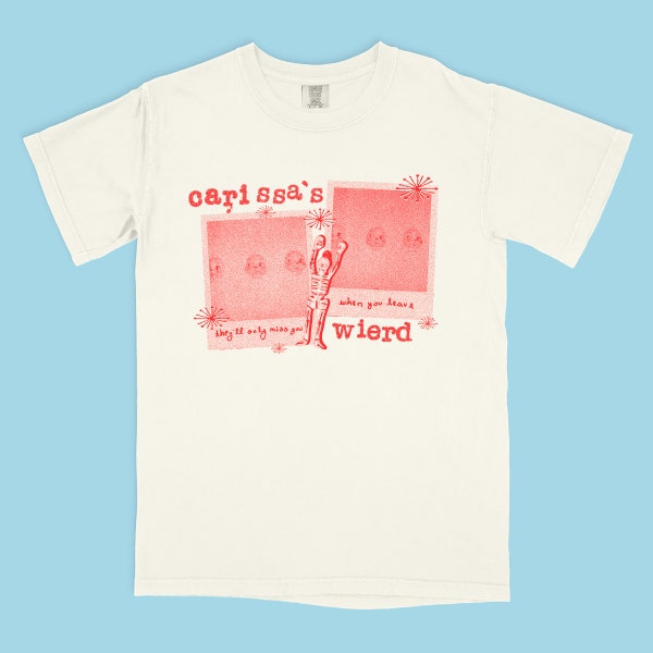 Carissa's Weird T-shirt screenprinted 100% cotton | codeine low