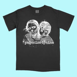 Pageninetynine / Pg. 99 Camiseta 100% algodón serigrafiada Colores cómodos Skramz Screamo