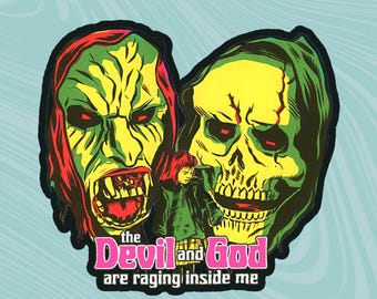 Gloednieuwe Deja The Devil and God-sticker 3&quot;-albumomslagsticker Jesse Lacey / Are Rage Inside Me Deja Entendu