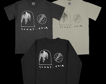 Songs: Ohia T-shirt screenprinted 100% cotton comfort colors or gildan Jason Molina Magnolia Electric Co.