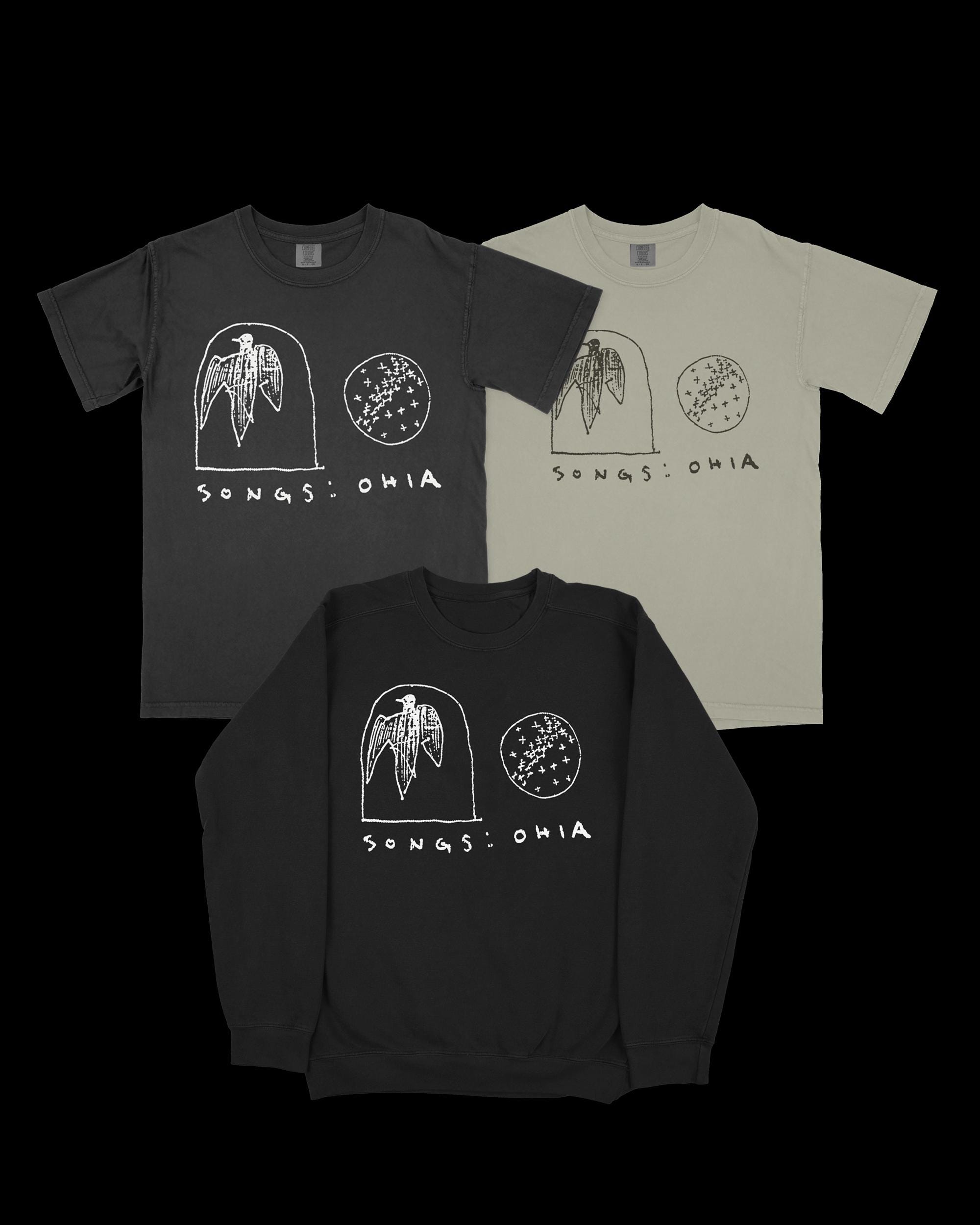 Songs: Ohia T-shirt Screenprinted 100% Cotton Comfort Colors or