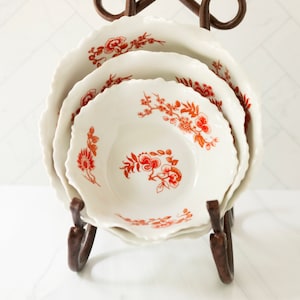 Royal Limoges France Samarcande nesting bowls porcelain