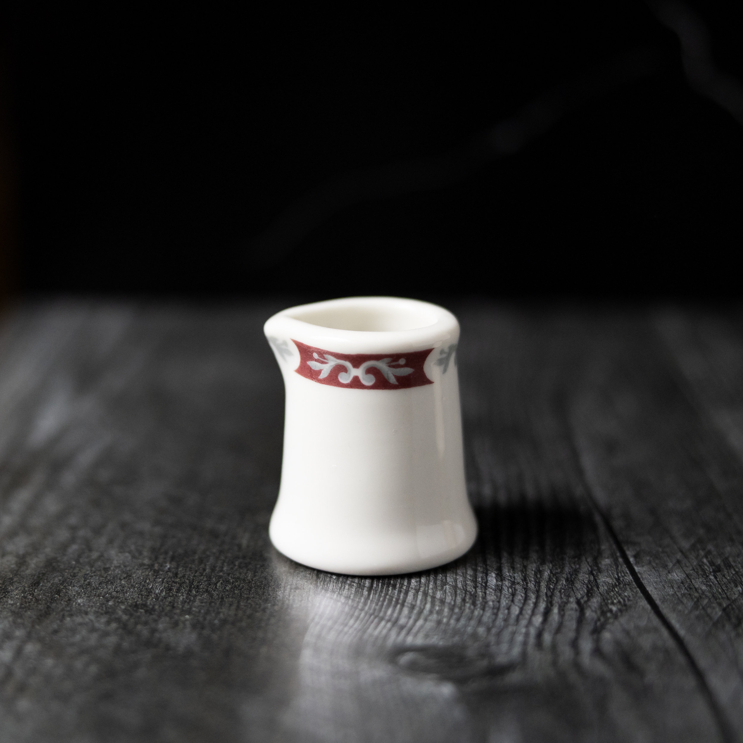 Unmarked Ironstone Creamer Pitcher Vintage Small Pattern Etsy