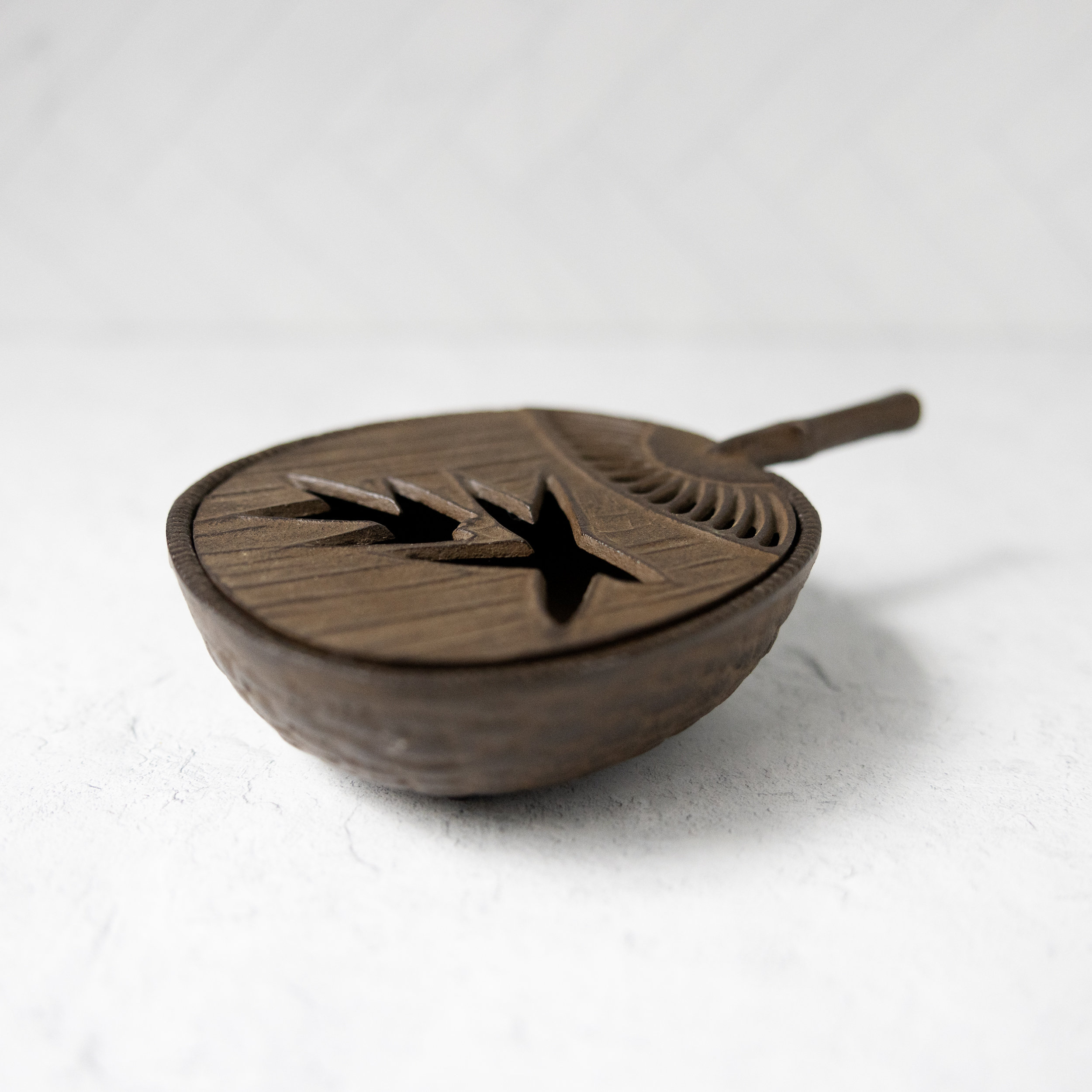 Cast Iron Incense Burner Made in Japan Bamboo Leaf Etsy