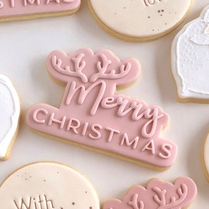 Merry Christmas Power Pop! Stamp with matching cutter