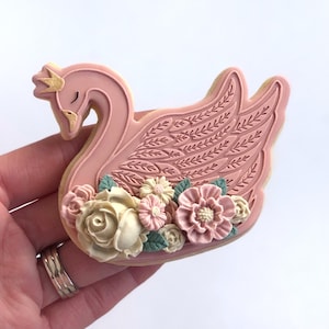 Swan Pop! Stamp with Matching Cutter