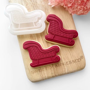 Sleigh Pop Stamp With Matching cutter