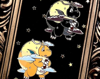 Épingle en émail phare dragonite