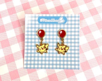 Pika Balloon Earrings