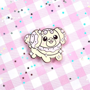 Fidough Donut Enamel Pin