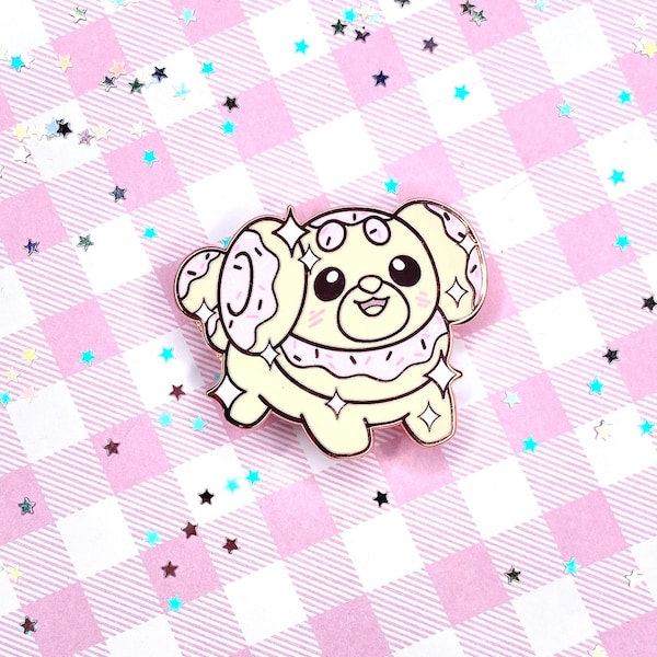 Fidough Donut Enamel Pin