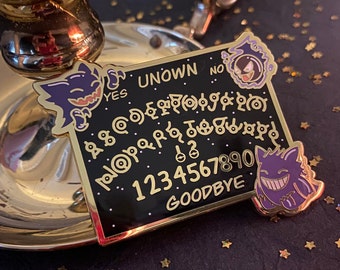 Gengar Ouija board enamel pin