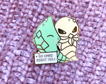 Metapod and Kakuna Harden Enamel Pin